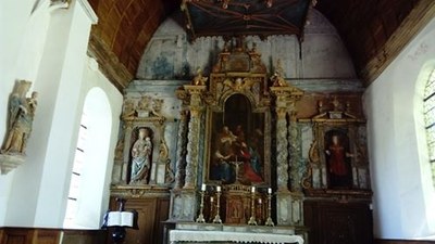 Retable de l' église de Bretagnolles-Eure-Photos SL